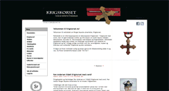 Desktop Screenshot of krigskorset.no